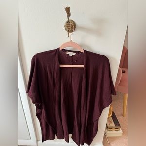 Loft Dark Red/Burgundy Travel Wrap Size XS/S